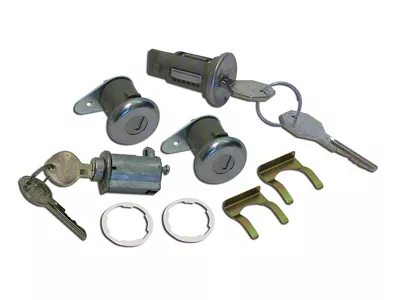 Ignition, Doors and Glove Box Lock Set (66-67 Corvette C2)