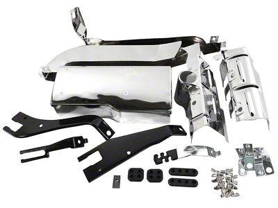 1973-1974 Corvette Ignition Shield Set. 327/350