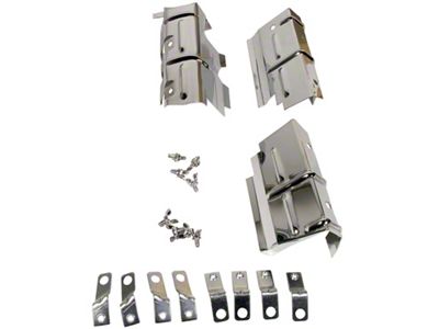 1969-1970 Corvette Ignition Shields. Spark Plug 3 Piece Set 70E