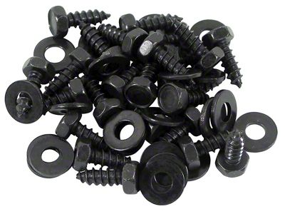 1958-1962 Corvette Inner Fender Reinforcement Screws. Upper and Lower 48 Piece