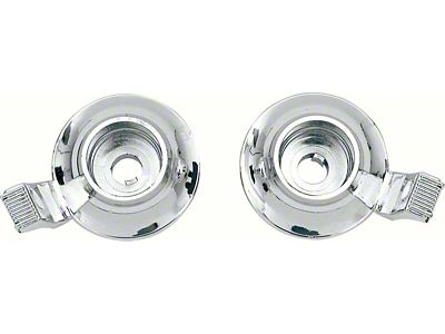 1968-1969 Corvette Inner Radio Control Knobs - Stereo - Pair