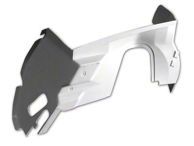 1980-1982 Corvette Inner Skirt. Passenger Side; Press Molded