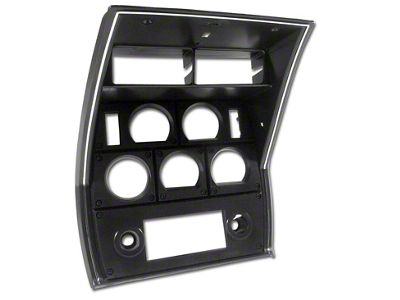 Instrument Panel Small Gauge Bezel (1982 Corvette C3 w/ Clock in Bezel)