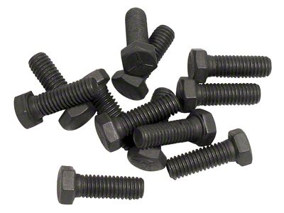 1965-1967 Corvette Intake Manifold Bolt Set. M Headmark Black 250/300HP