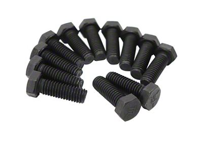 1964-1965 Corvette Intake Manifold Bolt Set. TR Headmark Black 250 and 300HP