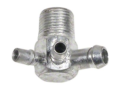 1967 Corvette Intake Vacuum Fitting. 427 3X2 with AC, Power Brake and Automatic