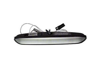 CA Interior Day/Night Mirror with Map Light; 10-Inch (74-76 Corvette C3)