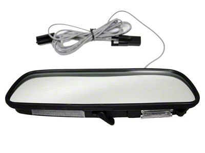 CA Interior Day/Night Mirror with Map Light; 8-Inch (72-73 Corvette C3)