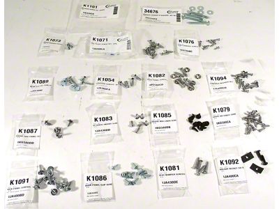Interior Screw Kit (1967 Corvette C2 Coupe)