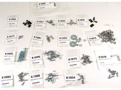 Interior Screws Kit (1963 Corvette C2 Convertible)