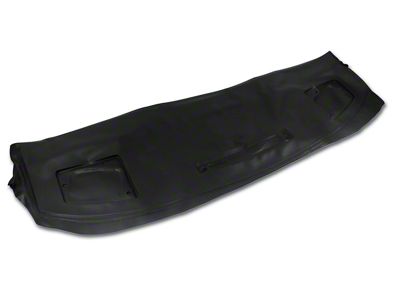 Ipper Main Dash Pad Skin; Black (84-89 Corvette C4)