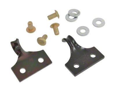 1963-1967 Corvette Jack Stowage Spring Mount Bracket with Rivets