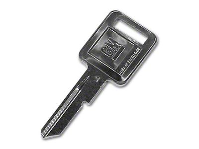 CA Key Blank; Square A (71-79 Corvette C3)