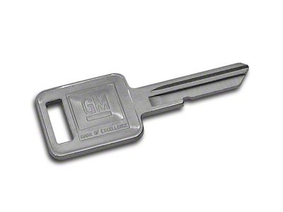 Key Blank; Square E (69-81 Corvette C3)
