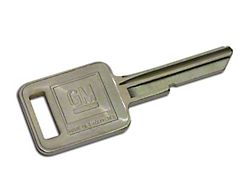 Auto Accessories of America Key Blank; Square J (70-82 Corvette C3)