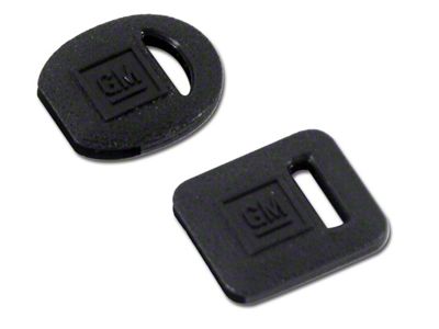 Key Head Covers; Square and Oval Heads; Black (69-96 Corvette C3 & C4)