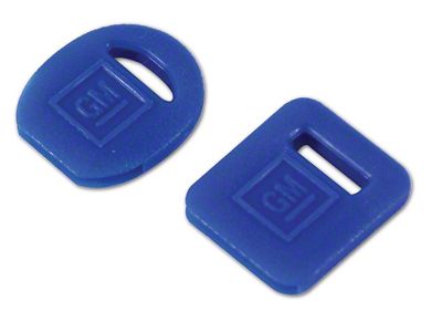 Key Head Covers; Square and Oval Heads; Blue (69-96 Corvette C3 & C4)