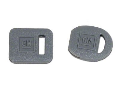 Key Head Covers; Square and Oval Heads; Gray (69-96 Corvette C3 & C4)