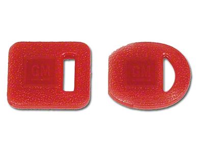 Key Head Covers; Square and Oval Heads; Red (69-96 Corvette C3 & C4)