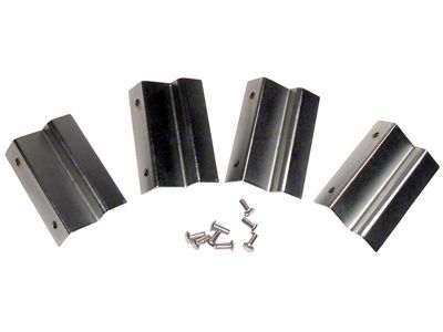 1958-1962 Corvette Kick Panel Mount Brackets. 4 Piece Set
