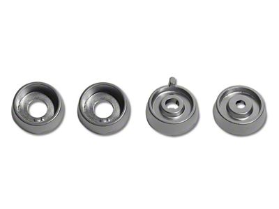 1964-1965 Corvette Knob Spacers. Radio/Heater without Air Conditioning 4 Piece