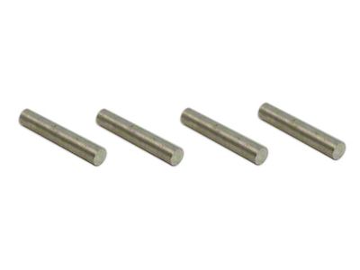 Knock-Off Wheel Anti-Theft Pins; 4-Piece (63-66 Corvette C2)