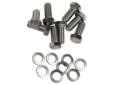 Lap and Shoulder Seat Belt Bolt Kit (74-77 Corvette C3 Coupe)