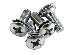 Auto Accessories of America Latch Plate Screws. Softtop/Hardtop 4 Piece Set (63-67 Corvette C2)