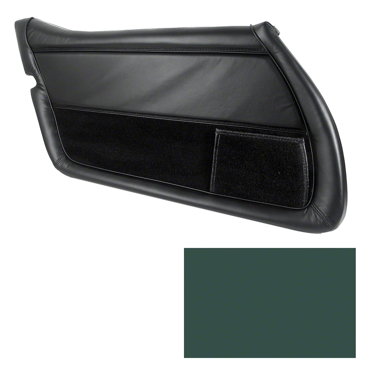 Ecklers Leather Door Panel; Driver Side (78-82 Corvette C3)