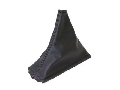 Leather Shift Boot; Black (89-96 Corvette C4 w/ Manual Transmission)