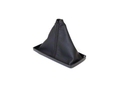 Leather Shift Boot; Black (77-82 Corvette C3)