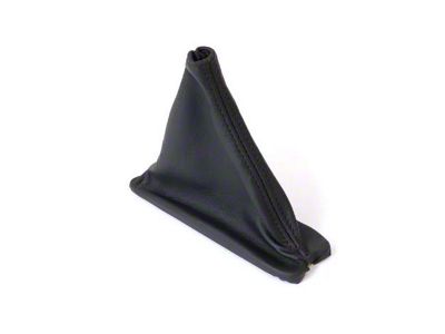 Leather Shift Boot; Black (84-89 Corvette C4 w/ Automatic Transmission)