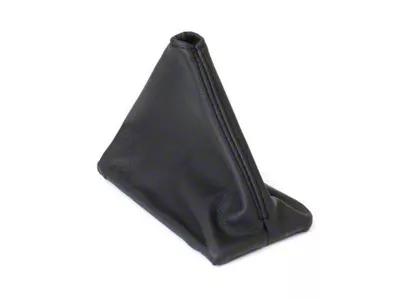 Leather Shift Boot; Black (85-88 Corvette C4 w/ Manual Transmission)
