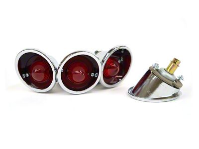 1963-1967 Corvette LED Tailights with Reverse - 4pc Set
