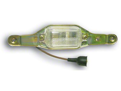 1968-1971 Corvette License Light Assembly. with Fiber Optic