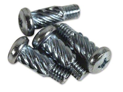 1961-1967 Corvette License Light Lens Screws. 4 Piece Set