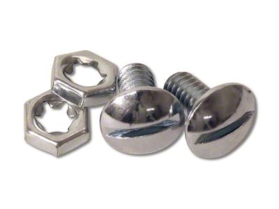 CA License Plate Mount Kit; Rear (56-60 Corvette C1)