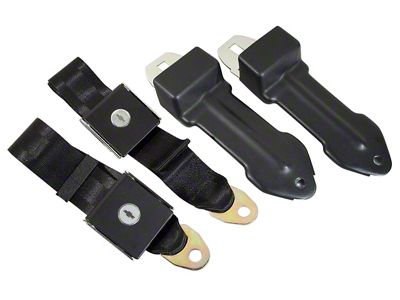 Lift Latch Seat Belts with Irving Chute Buckles (65-66 Corvette C2)