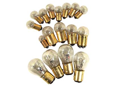 Light Bulb Kit; 17-Piece (58-59 Corvette C1)