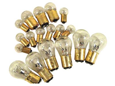 Light Bulb Kit; 18-Piece (61-62 Corvette C1)
