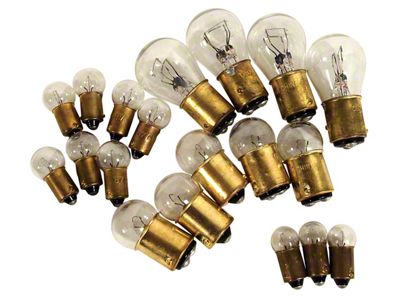 Light Bulb Kit; 19-Piece (55-57 Corvette C1)