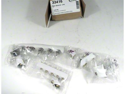 Light Bulb Kit; 27-Piece (1963 Corvette C2)
