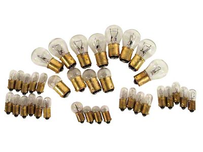 Light Bulb Kit; 34-Piece (1967 Corvette C2)