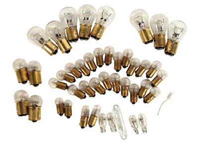 Light Bulb Kit; 44-Piece (72-73 Corvette C3)