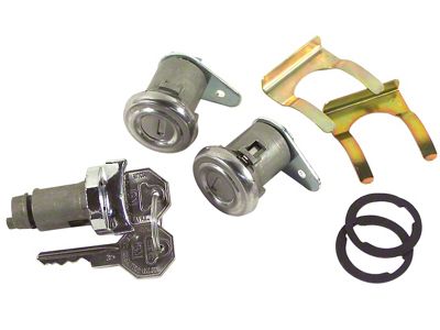 1956-1960 Corvette Lock Set. Ignition/Doors
