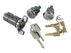 Auto Accessories of America Lock Set. Ignition/Doors with Electric Locks (79-82 Corvette C3)