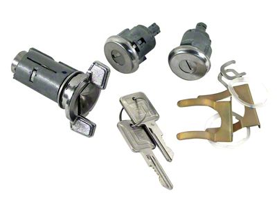 1979-1982 Corvette Lock Set. Ignition/Doors with Electric Locks