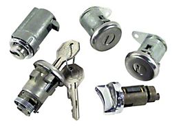CA 1961-1962 Corvette Lock Set. Ignition, Doors, Glove Box and Trunk