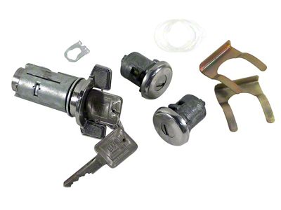 1979-1982 Corvette Lock Set. Ignition/Doors without Electric Locks