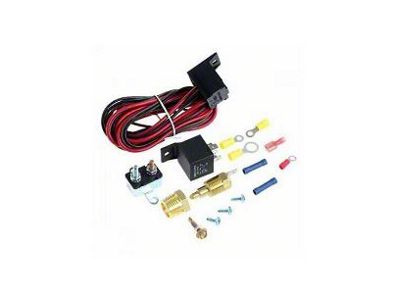 1984-1991 Corvette Low Temperature Cooling Fan Kit - 185 On/165 Off